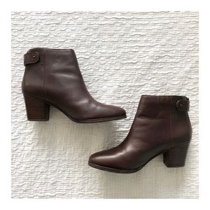 COACH Windsor Leather Ankle Boots